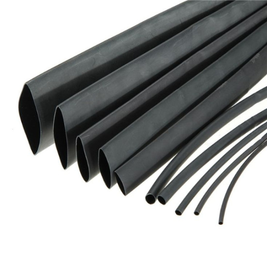 2mm Heat Shrink Sleeve Tube - Black