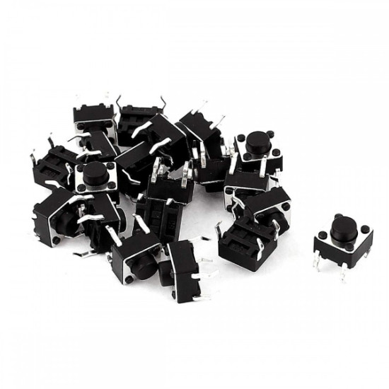 4 Leg Micro Switch 6X6X5mm(10 pcs pack)