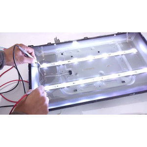 How to replace led tv backlight