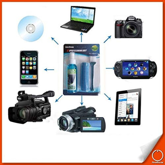 Screen Cleaning Gel, Hand Boss Super Cleaning Suit for LCD/LED Screen, 3-in-1 Kit (Gel, Brush, Wipe)