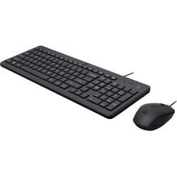 HP 150 USB Wired Chiclet Keyboard & Mouse Combo - Effortless Productivity