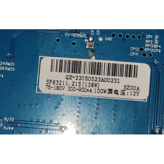 Android 4K LED TV Mainboard SP63211.2 - 50-65 Inch, 1GB RAM, 8GB Storage