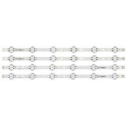 Led Backlight Strip for LG 49 inch TV 12 (6+6) led 3V (2 pair set)