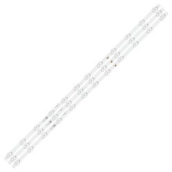 LED Backlight Strip for Motorola 43SAUHDMG 43 Inch TV RF-AZ430025SF30-0602 A1 12 LED 3V (3 PCS Set)