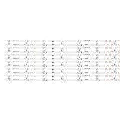LED Backlight Strip for Thomson / Metz 65 Inch TV 7 LED 3V (12 PCS Set) Q65H1100 65MUE760