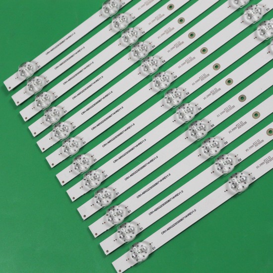 LED Backlight Strip for Thomson / Metz 65 Inch TV 7 LED 3V (12 PCS Set) Q65H1100 65MUE760