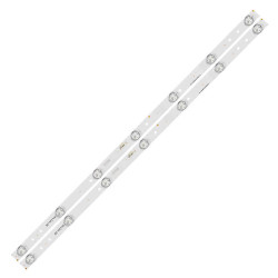LED Backlight Strip for INTEX / Lloyd 32 Inch TV 7 LED 6V (2 pcs set) CRH-F323030020756P-Rev1.0