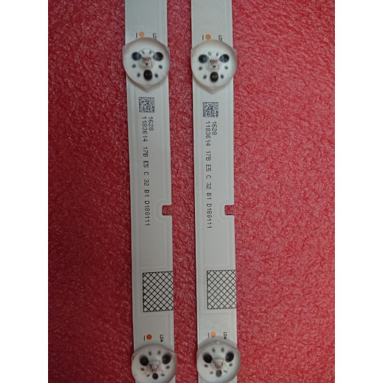 LED Backlight Strip for LLOYD 32 Inch TV L32N2 - 6 LEDs, 3V JL.D32061330-003BS-M (2-Piece Set) - EasySpares.in