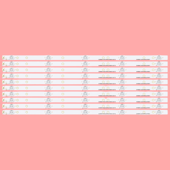 LED Backlight Strip for Lloyd L58FJQ 58 Inch TV (10 Pcs Set) 5 LED 3V