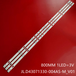 LED Backlight Strips for MI L43M5-AR 43 Inch TV 7 LED 3V (3 Pcs Set)