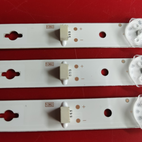 LED Backlight Strips for MI L43M5-AR 43 Inch TV 7 LED 3V (3 Pcs Set)