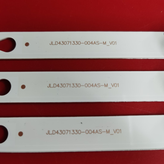 LED Backlight Strips for MI L43M5-AR 43 Inch TV 7 LED 3V (3 Pcs Set)