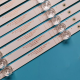 LED Backlight Strip for OnePlus 65UC1A00 65 Inch TV 5 LED 3V (12 PCS Set)