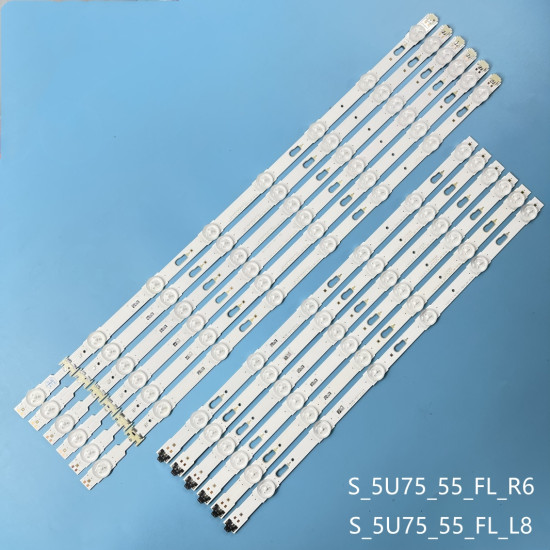 LED Backlight Strip for Samsung UA55JU6000R / UA55JU6000K 55 Inch TV 14 (8+6) LED (6 Pairs Set)