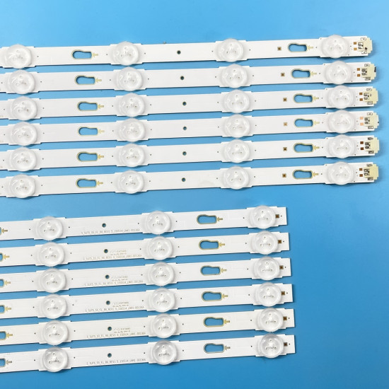 LED Backlight Strip for Samsung UA55JU6000R / UA55JU6000K 55 Inch TV 14 (8+6) LED (6 Pairs Set)