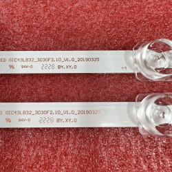 LED Backlight Strip For TCL 43 Inches TV 43S6500FS 11 led 6v ( 2pcs set )