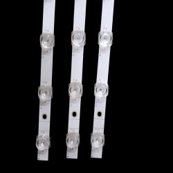 LED Backlight Strip for VU 43PM 43 Inch TV 14 LED (3 PCS Set)