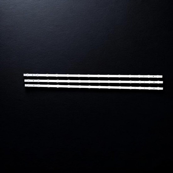 LED Backlight Strip for VU 43PM 43 Inch TV 14 LED (3 PCS Set)