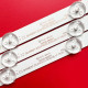 LED Backlight Strips for Videocon 50 inch TV 7 LEDs 485mm GC49D07-ZC21FG-01 49PUF6261/T3 303GC490031 GC490M06 (10 PCS Set)