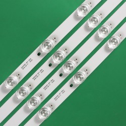 LED Backlight Strip for VU 43 Inch TV JL.D430B1235-324AS-M-V01 11 LED 4K Lens (4 PCS Set)