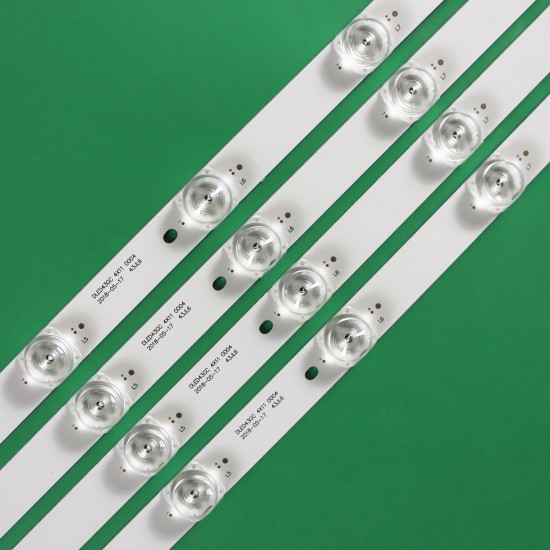 LED Backlight Strip for VU 43 Inch TV JL.D430B1235-324AS-M-V01 11 LED 4K Lens (4 PCS Set)