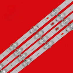 LED Backlight Strip for VU 55GloLED 55A66 55 Inch TV 14 LED 6V (4 PCS Set) JL.D550E1330