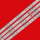LED Backlight Strip for VU 55GloLED 55A66 55 Inch TV 14 LED 6V (4 PCS Set) JL.D550E1330