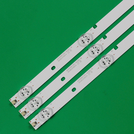 39 INCH LLOYD / VU LED BACKLIGHT STRIP 8 LED 3V 4 CUT (L40FIK) 3 PCS SET (jl.d40081330-003bs-m)