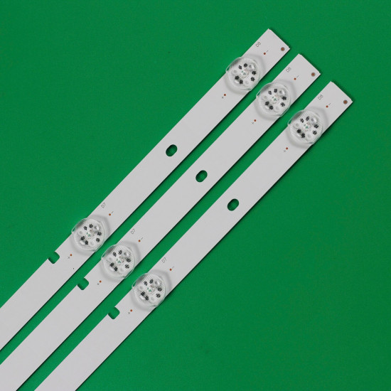 39 INCH LLOYD / VU LED BACKLIGHT STRIP 8 LED 3V 4 CUT (L40FIK) 3 PCS SET (jl.d40081330-003bs-m)