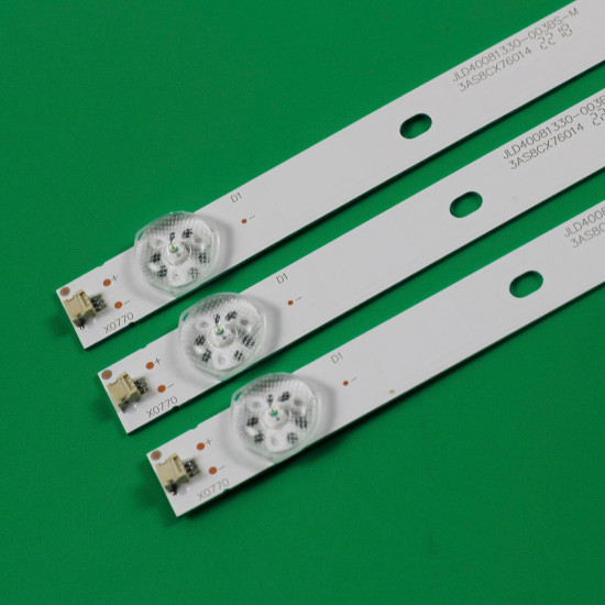 39 INCH LLOYD / VU LED BACKLIGHT STRIP 8 LED 3V 4 CUT (L40FIK) 3 PCS SET (jl.d40081330-003bs-m)