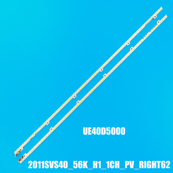 62 EDGE LED BACKLIGHT STRIP FOR SAMSUNG 40 INCH TV UA40D5003BR, UA40D5500RR, UA40D6000SJ, UA40D5000PR (2 PCS SET L+R)