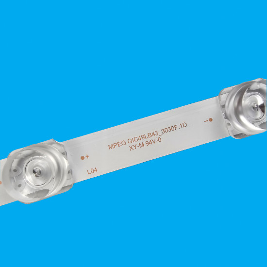 LED Backlight Set for TCL 49 Inch TV 49S6500FS 7+7 LED 4K DOM GIC49LB43_3030F.1D (4 PCS Set)