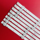 LED BACKLIGHT STRIP FOR LLOYD 55 INCH TV L55U2C0KA 11 (6+5) LED RF-AZ550E30-0501A-20 A2 / 1B-20 A2 8 PCS SET