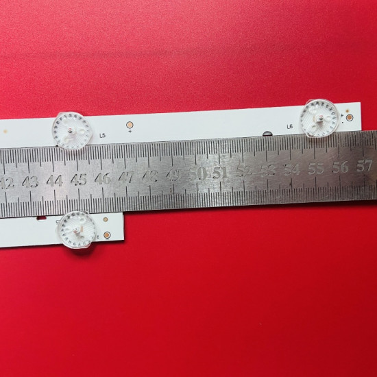 LED BACKLIGHT STRIP FOR LLOYD 55 INCH TV L55U2C0KA 11 (6+5) LED RF-AZ550E30-0501A-20 A2 / 1B-20 A2 8 PCS SET
