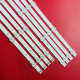 LED BACKLIGHT STRIP FOR LLOYD 55 INCH TV L55U2C0KA 11 (6+5) LED RF-AZ550E30-0501A-20 A2 / 1B-20 A2 8 PCS SET