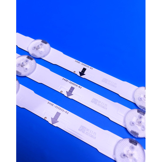 LED Backlight Strip for Samsung 32 Inch TV 7 LED 3V 2014SVS32HD_3228_07_REV1.3_131212 (3 PCS Set)