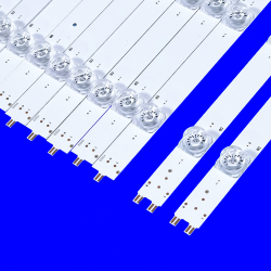 Haier 65 Inch LED TV Backlight Strips – 3V, 9 LEDs Per Strip, Replacement for LS65AL88K81, LS65AL88U51A – 16 PCS Set (LED65D9-03)