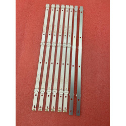 LED Backlight Strips for Intex 43 Inch TV 3 LED 6V k430wdc1 A1 (8 PCS SET)