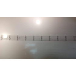 LED Backlight Strips for Lloyd 49 Inch TV L49FYK, L49FN2S 10 LED 3V 2 Cut JL.D490A1330-003BS-M (4 PCS SET)