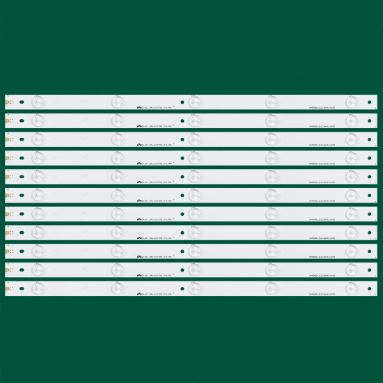 LED Backlight Strips for Lloyd 50 Inch TV 5 LED 3V 490mm Hisense_50_HD500DF-B53_11x5_3030C_5S1P (11 PCS Set)