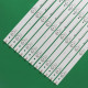 LED Backlight Strips for Lloyd 50 Inch TV 5 LED 3V 490mm Hisense_50_HD500DF-B53_11x5_3030C_5S1P (11 PCS Set)