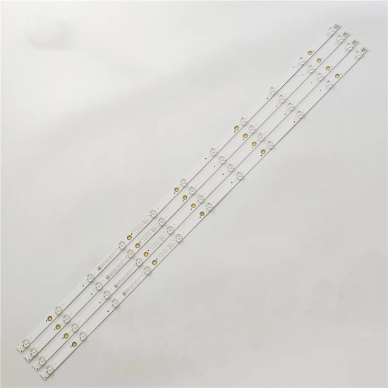LED Backlight Strips for Onida/Intex/VU 43 Inch TV 11 LED 3V Small Lens GC43D11-ZC21FG-01 11S1P (4 PCS Set)
