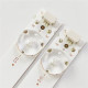 LED Backlight Strips for Onida/Intex/VU 43 Inch TV 11 LED 3V Small Lens GC43D11-ZC21FG-01 11S1P (4 PCS Set)