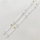 LED Backlight Strips for Onida/Intex/VU 43 Inch TV 11 LED 3V Small Lens GC43D11-ZC21FG-01 11S1P (4 PCS Set)