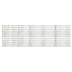 LED BACKLIGHT STRIPS FOR TOSHIBA/VU 65 INCH TV 65U5865 6 LED 4K DOM JL.D65061330-365AS-M_V01 (12 PCS SET)