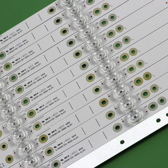 LED BACKLIGHT STRIPS FOR TOSHIBA/VU 65 INCH TV 65U5865 6 LED 4K DOM JL.D65061330-365AS-M_V01 (12 PCS SET)