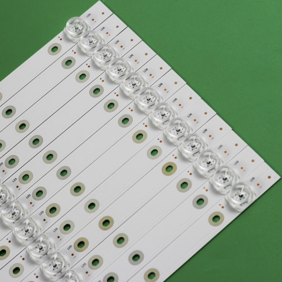 LED BACKLIGHT STRIPS FOR TOSHIBA/VU 65 INCH TV 65U5865 6 LED 4K DOM JL.D65061330-365AS-M_V01 (12 PCS SET)