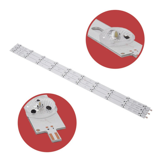 LED Backlight Strip for Sony 32R482B 32 Inch TV 10 LED AB (3 Pcs Set)