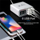 SUNSHINE SS-304Q 6 Port USB Smart Lightning Charger
