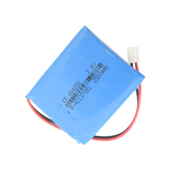 7.4V - 2500mAh Battery for Satellite Finder, Toys, Drone, DIY Speakers (4x5x1cm)